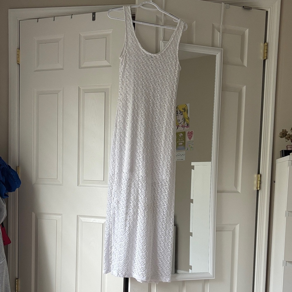 Apt. 9 White Lace Maxi Dress